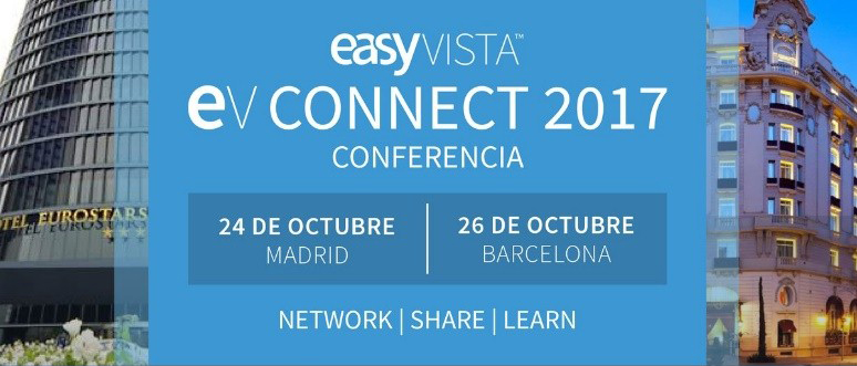 EasyVista celebra EVConnect 2017, su conferencia anual de clientes en Madrid y Barcelona