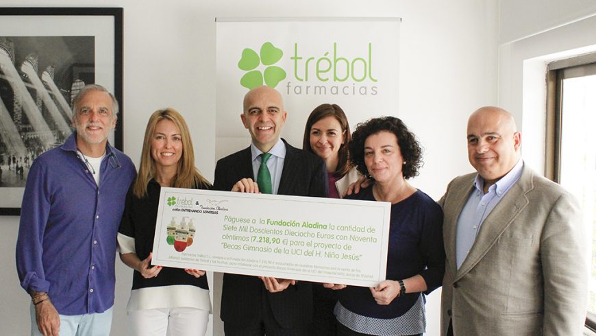 Farmacias Trébol colabora con la Fundación Aladina en su programa de becas deportivas